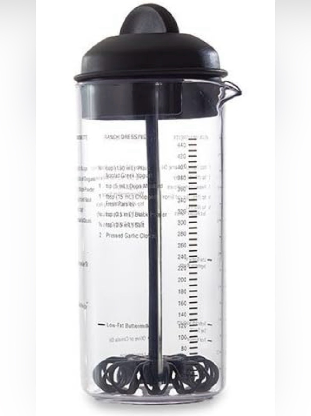 Pampered Chef Measure Mix and Pour Dressing Mixer